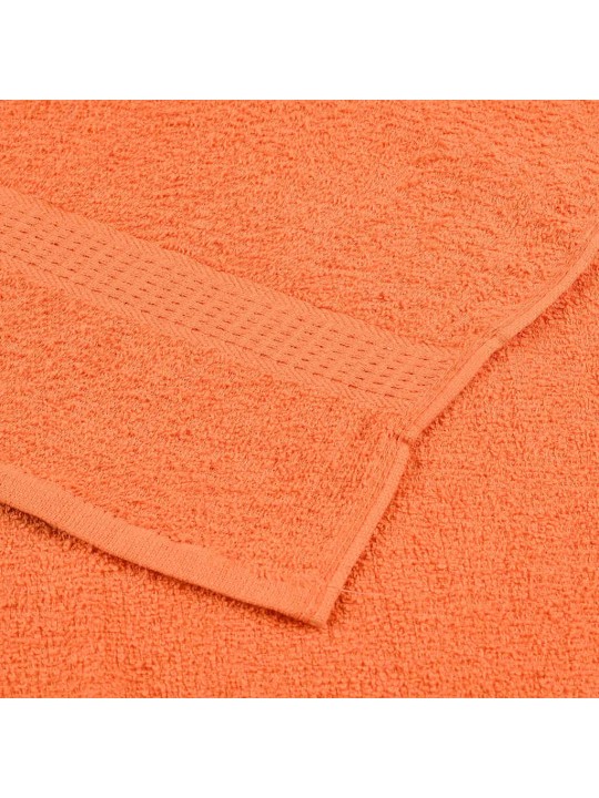 Koupelových osušek 4 ks oranžové 100x150 cm 360 g/m²