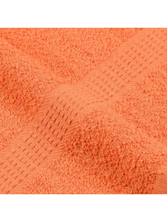 Koupelových osušek 10 ks oranžové 100x150 cm 360 g/m²