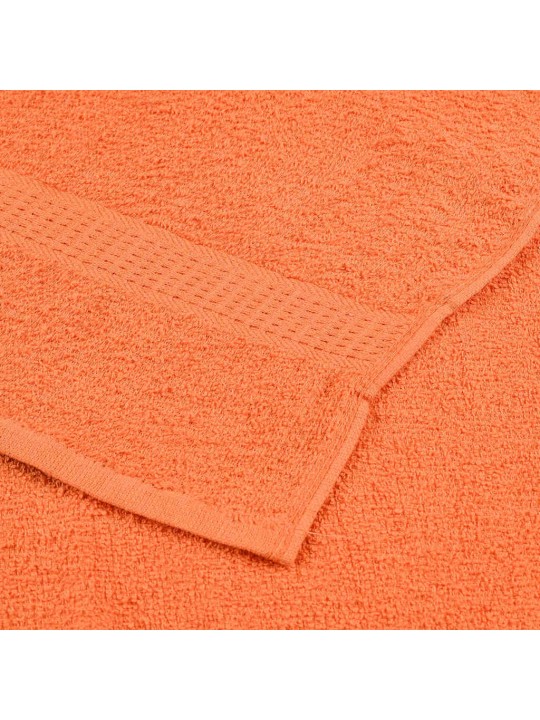 Ručníky do sauny 2 ks oranžové 80x200 cm 360 g/m² 100% bavlna