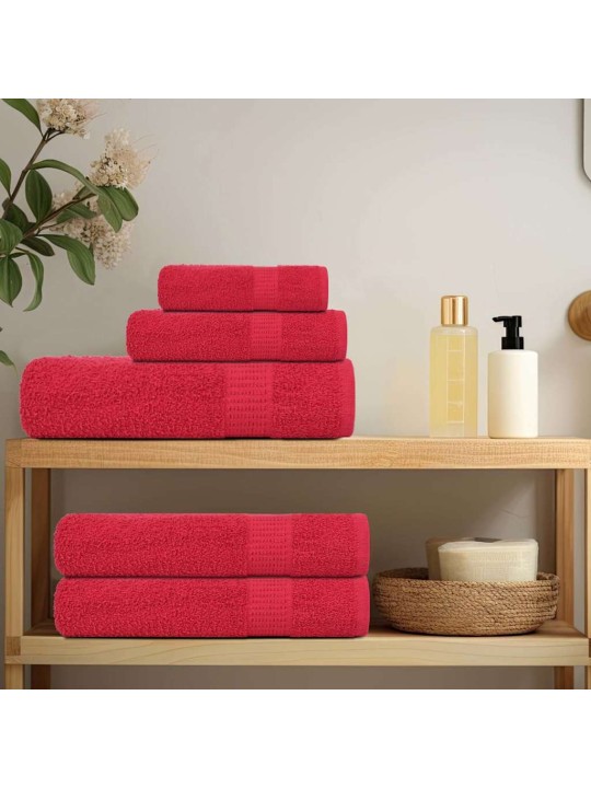 Ručníky na ruce 2 ks červené 30x30 cm 360 g/m² 100% bavlna