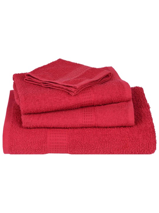 Ručníky na ruce 2 ks červené 30x30 cm 360 g/m² 100% bavlna