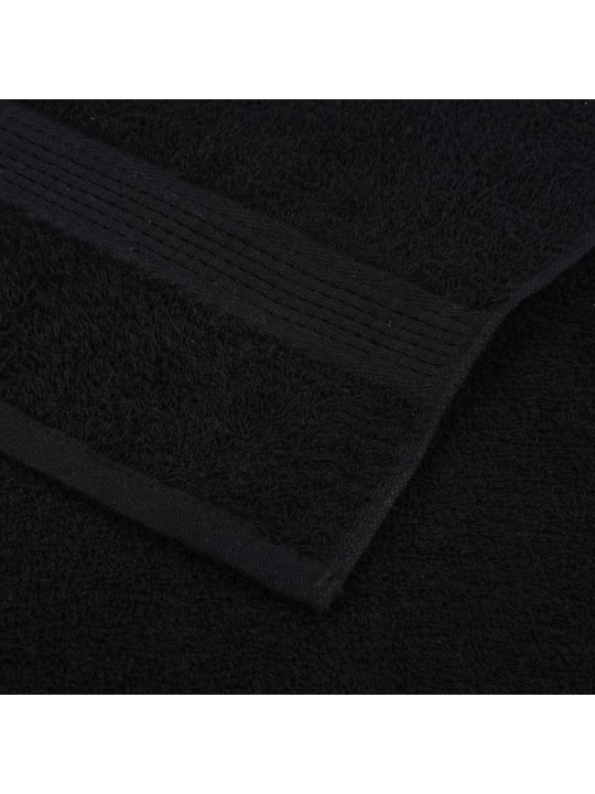 Koupelových osušek 2 ks černé 100x150 cm 360 g/m² 100% bavlna
