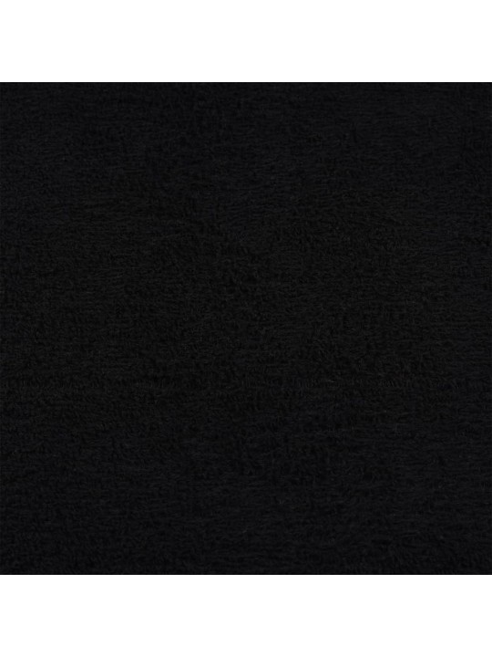 Ručníky do sauny 10 ks černé 80x200 cm 360 g/m² 100% bavlna