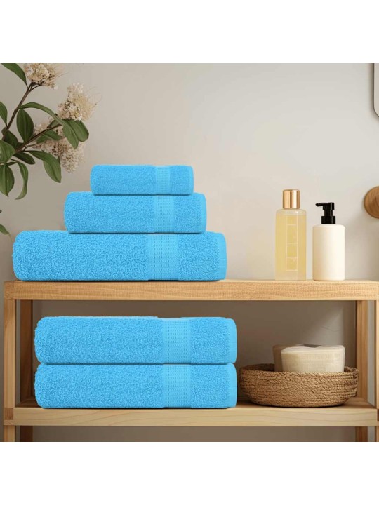 Ručníky na ruce 4 ks tyrkysová 30x30 cm 360 g/m² 100% bavlna