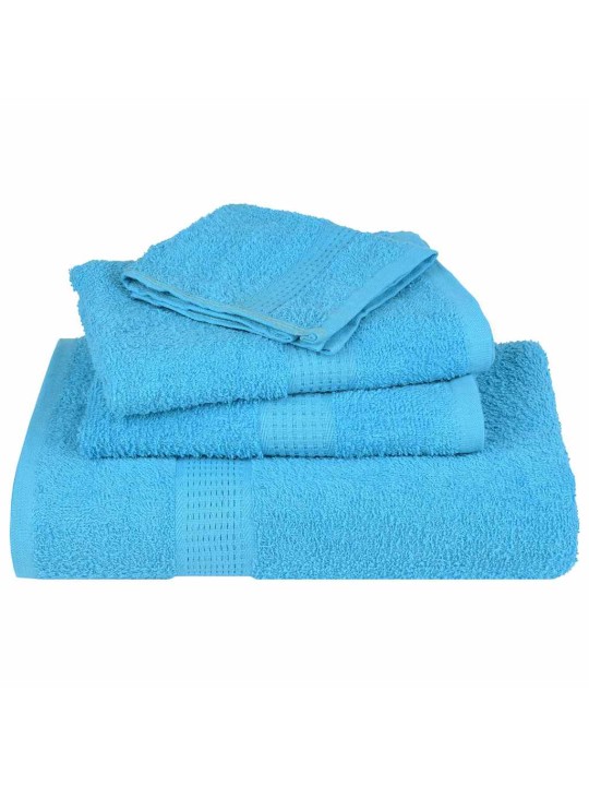 Ručníky na ruce 4 ks tyrkysová 30x30 cm 360 g/m² 100% bavlna