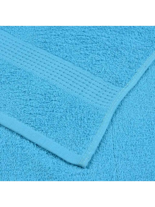 Koupelových osušek 10ks tyrkysová 100x150cm 360g/m² 100% bavlna