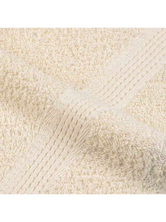 Sprchové ručníky 2 ks krémové 70x140 cm 360 g/m² 100% bavlna