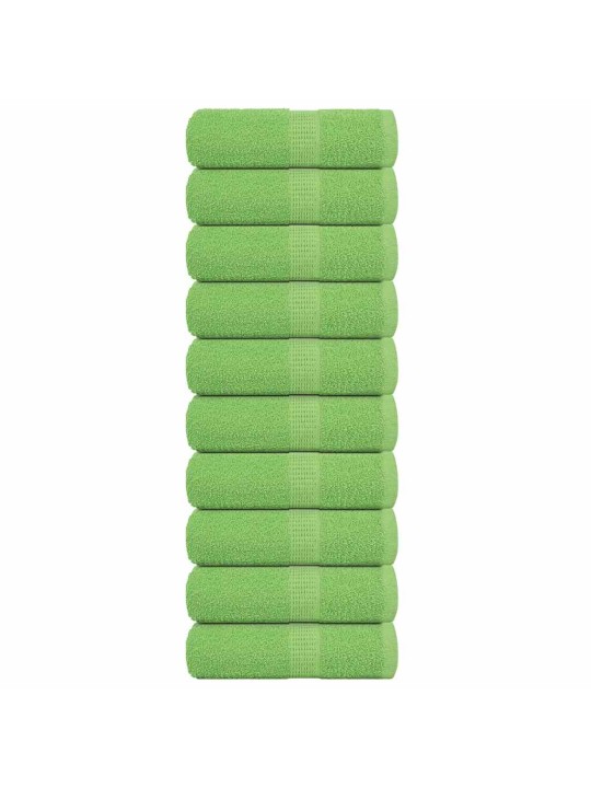 Ručníky na ruce 10ks zelené 30x30cm 360 g/m² 100% bavlna