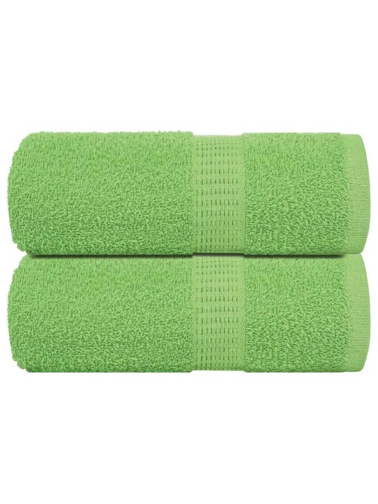 Ručníky pro hosty 2 ks zelené 30x50 cm 360 g/m² 100% bavlna