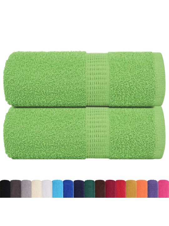 Ručníky pro hosty 2 ks zelené 30x50 cm 360 g/m² 100% bavlna