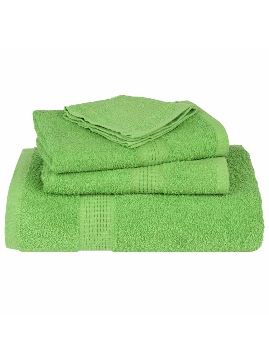Ručníky pro hosty 4 ks zelené 30x50 cm 360 g/m² 100% bavlna