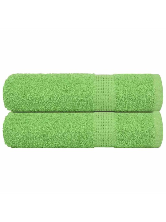 Sprchové ručníky 2 ks zelené 70x140 cm 360 g/m² 100% bavlna