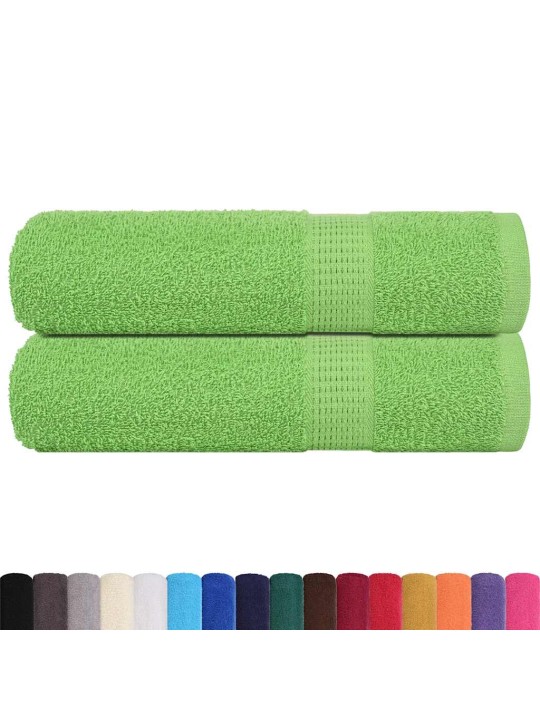 Sprchové ručníky 2 ks zelené 70x140 cm 360 g/m² 100% bavlna