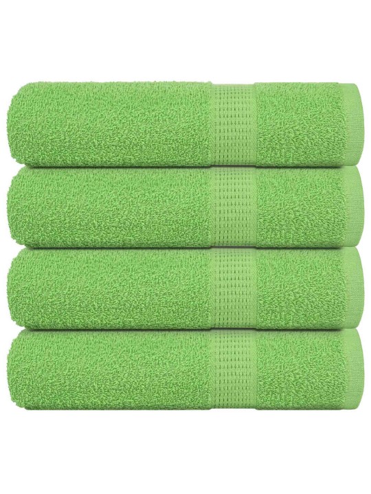 Sprchové ručníky 4 ks zelené 70x140 cm 360 g/m² 100% bavlna