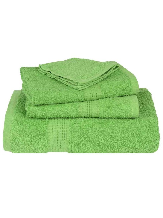 Sprchové ručníky 4 ks zelené 70x140 cm 360 g/m² 100% bavlna