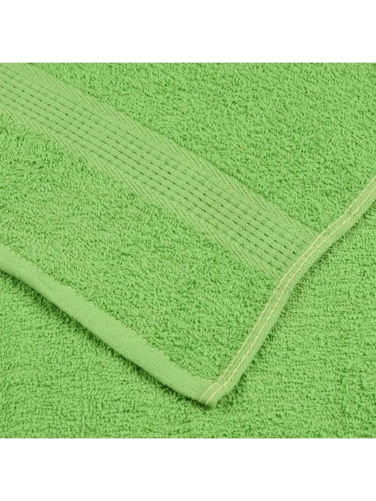 Sprchové ručníky 10 ks zelené 70x140 cm 360 g/m² 100% bavlna