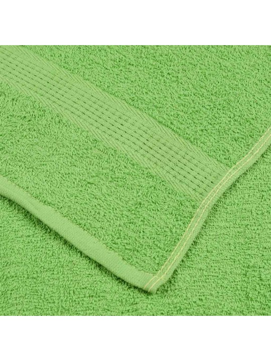 Ručníky 10 ks jablkově zelené 100x150 cm 360 g/m² 100% bavlna