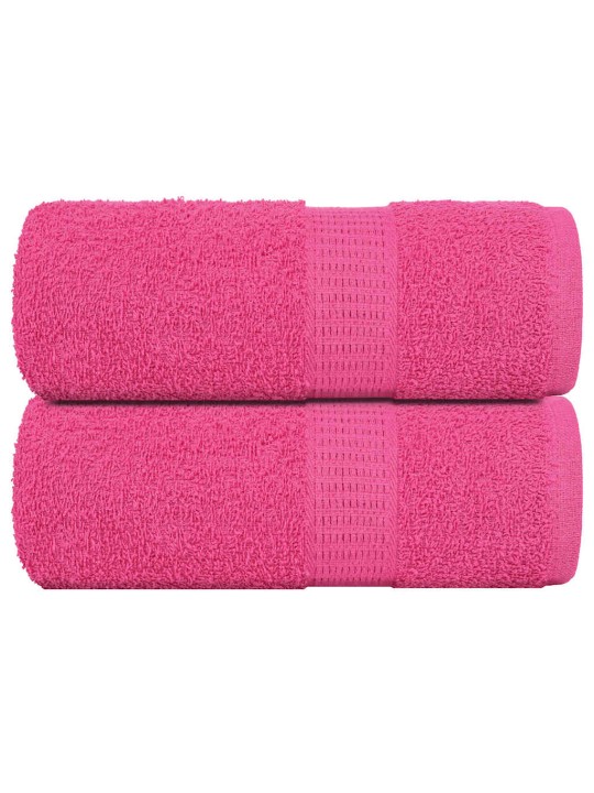 Ručníky na ruce 2ks růžové 30x30cm 360 g/m² 100% bavlna
