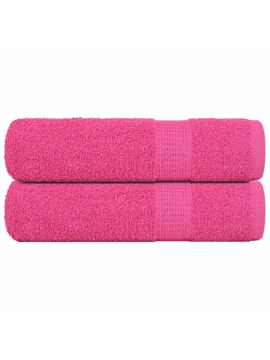 Sprchové ručníky 2 ks růžové 70x140 cm 360 g/m² 100% bavlna