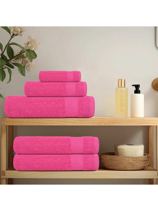 Sprchové ručníky 2 ks růžové 70x140 cm 360 g/m² 100% bavlna