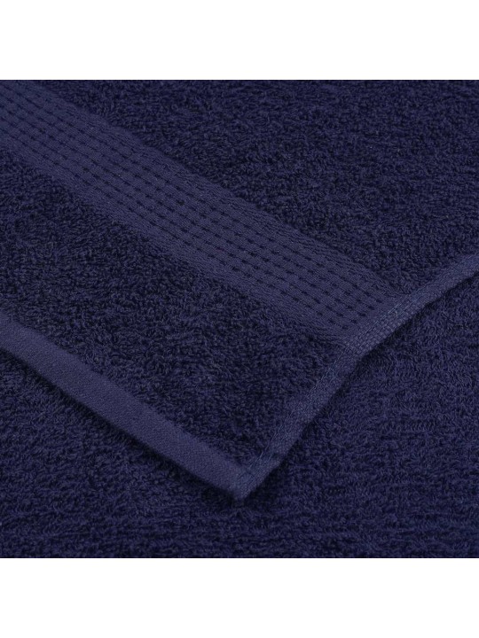 6dílná sada ručníků navy modrá 360 g/m² 100% bavlna