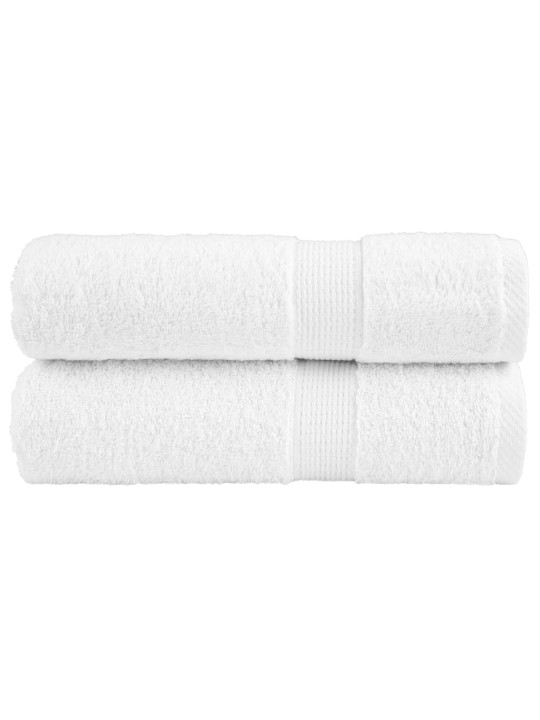 Premium ručníky solund 2 ks bílé 70 x 140 cm 600 g/m²