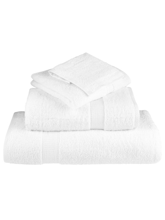 Premium ručníky SOLUND 25 ks bílé 80 x 200 cm 600 g/m²