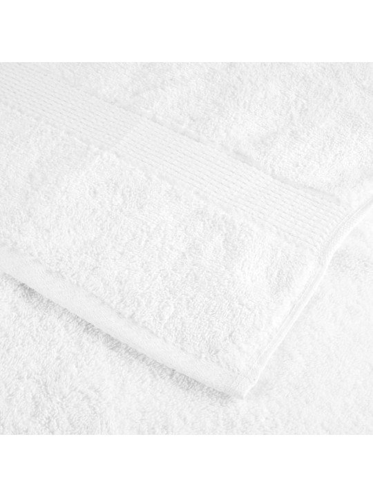 Premium ručníky SOLUND 25 ks bílé 80 x 200 cm 600 g/m²