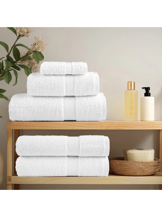 Premium ručníky solund 10 ks bílé 100 x 200 cm 600 g/m²