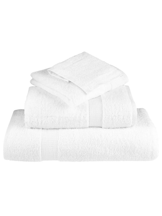 Premium ručníky solund 10 ks bílé 100 x 200 cm 600 g/m²