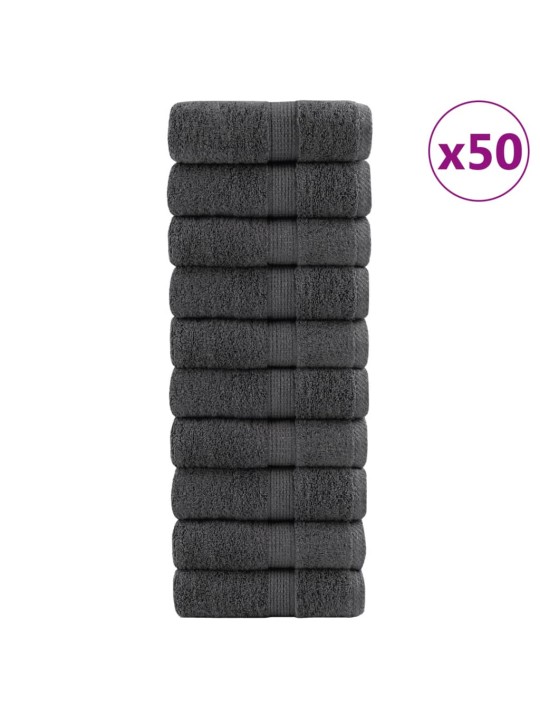 Premium žínky solund 50 ks antracitové 15 x 21 cm 600 g/m²