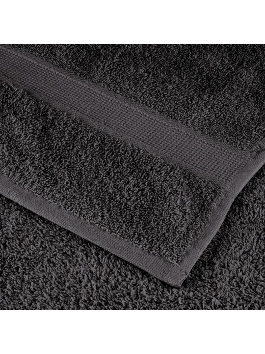 Premium ručníky solund 10 ks antracitové 30x50 cm 600 g/m²