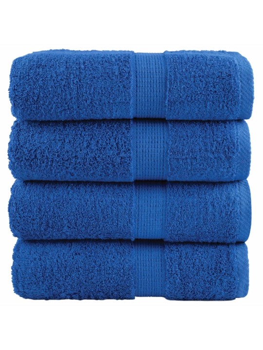 Premium ručníky na ruce solund 4 ks modré 30x30cm 600 g/m²