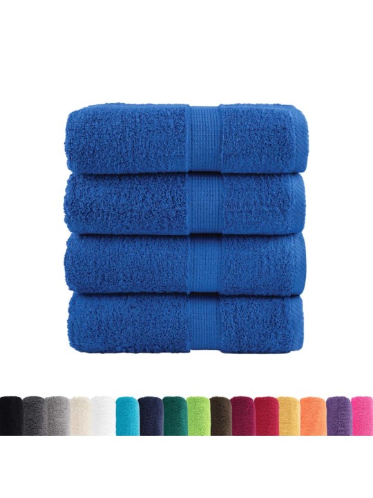 Premium ručníky na ruce solund 4 ks modré 30x30cm 600 g/m²