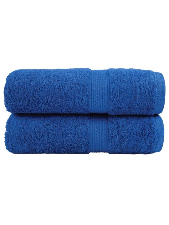 Premium ručníky solund 2 ks modré 30 x 50 cm 600 g/m²