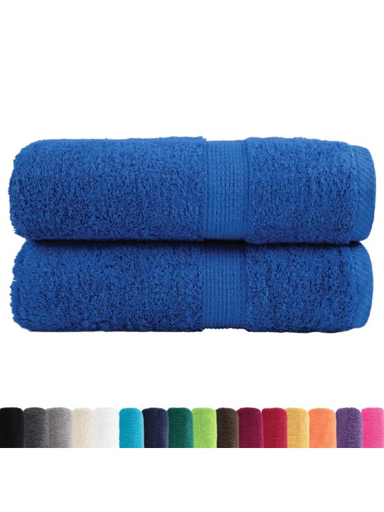 Premium ručníky solund 2 ks modré 30 x 50 cm 600 g/m²