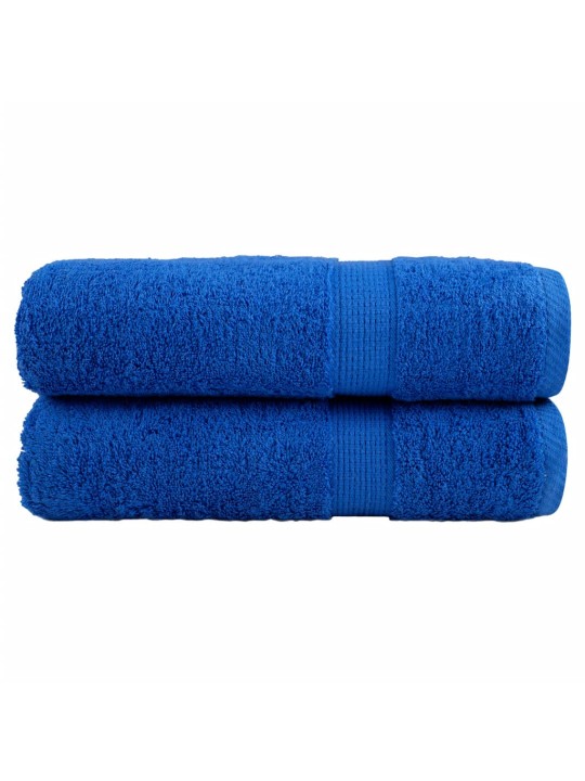 Premium ručníky solund 2 ks modré 100 x 150 cm 600 g/m²