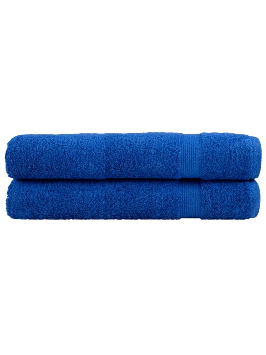 Premium ručníky solund 2 ks modré 80 x 200 cm 600 g/m²