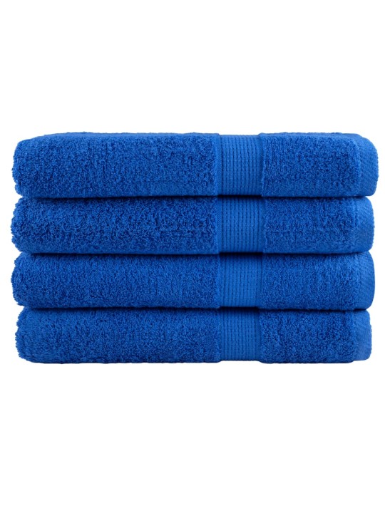 Premium ručníky solund 4 ks modré 80 x 200cm 600 g/m²