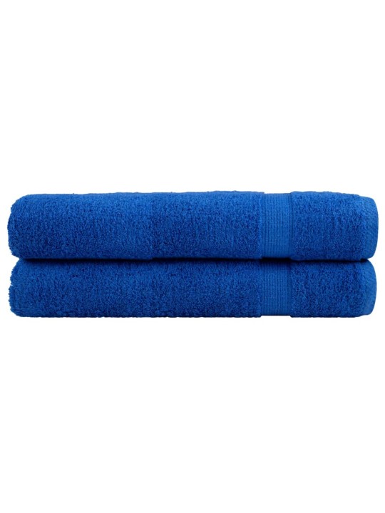 Premium ručníky solund 2 ks modré 100 x 200 cm 600 g/m²