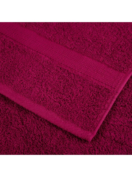 Premium ručníky solund 2 ks bordó 30 x 50 cm 600 g/m²