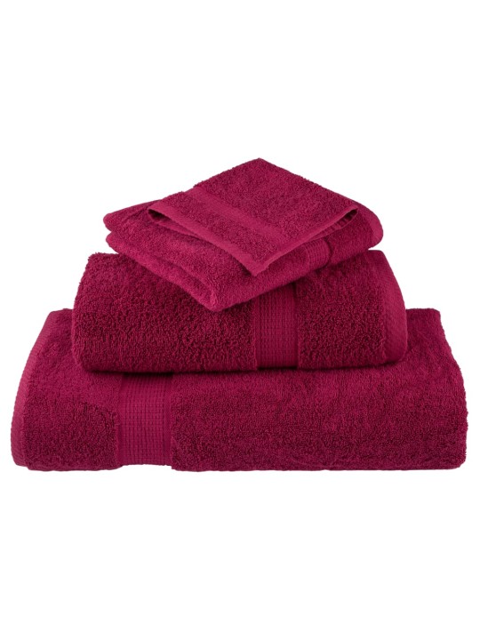 Premium ručníky solund 10 ks bordó 30 x 50 cm 600 g/m²