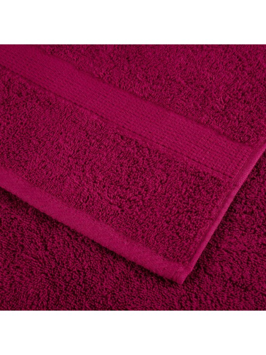 Premium ručníky solund 10 ks bordó 70 x 140 cm 600 g/m²