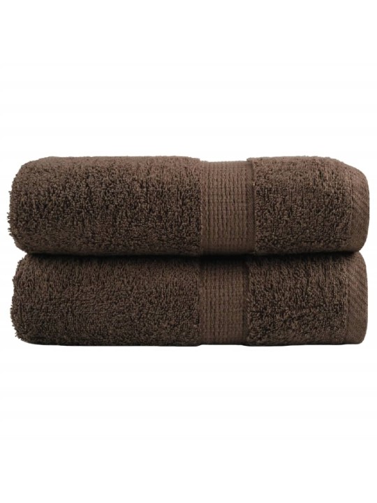Premium ručníky solund 4 ks hnědé 30 x 50 cm 600 g/m²