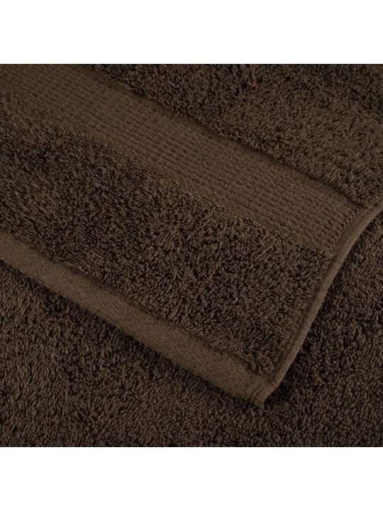 Premium ručníky solund 4 ks hnědé 30 x 50 cm 600 g/m²