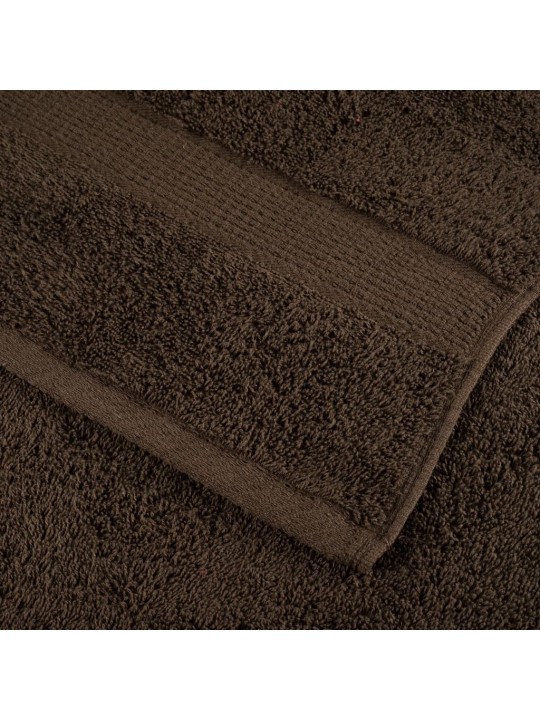 Premium ručníky solund 4 ks hnědé 100 x 150 cm 600 g/m²