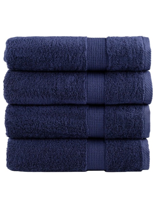 Premium ručníky na ruce solund 4ks modré 50x100cm 600 g/m²