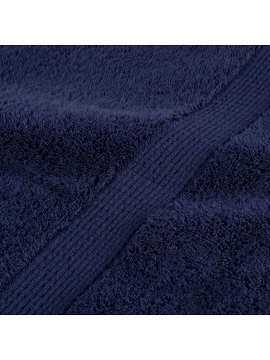Premium ručníky solund 2 ks tmavě modré 100x200cm 600 g/m²