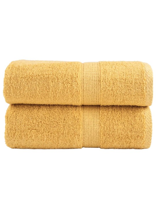 Premium ručníky solund 2 ks zlaté 30 x 50 cm 600 g/m²