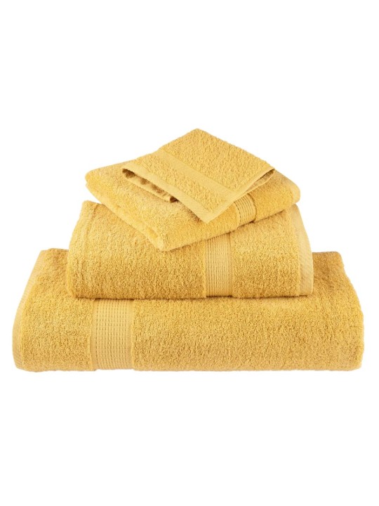 Premium ručníky solund 2 ks zlaté 30 x 50 cm 600 g/m²